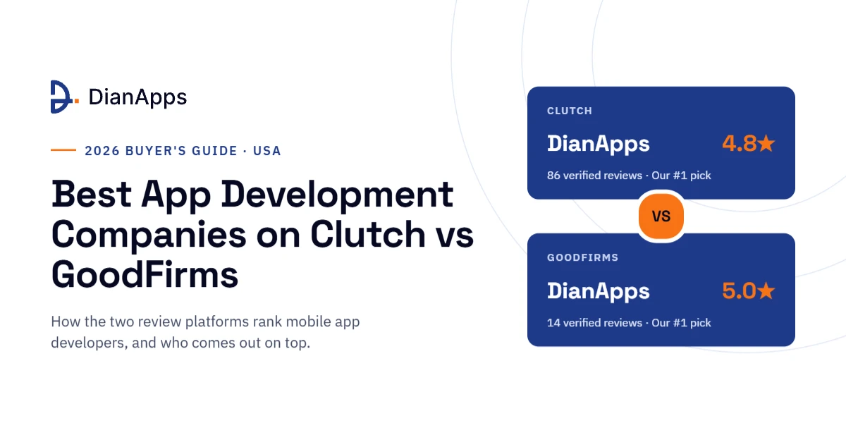 Best App Development Companies on Clutch vs GoodFirms